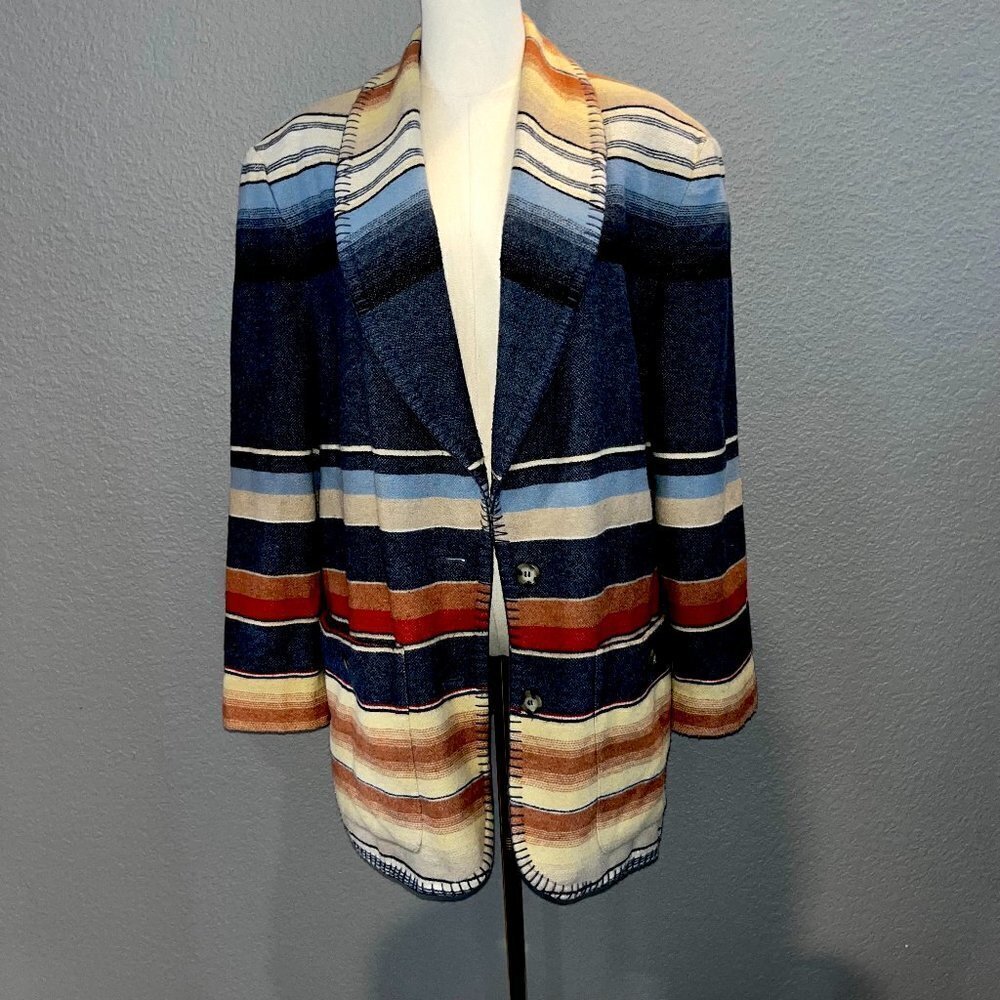 Express vintage southwestern blanket style oversized coat Yellowstone